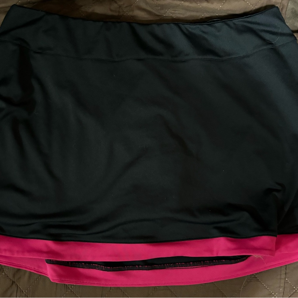 Black and Pink Women's Skort